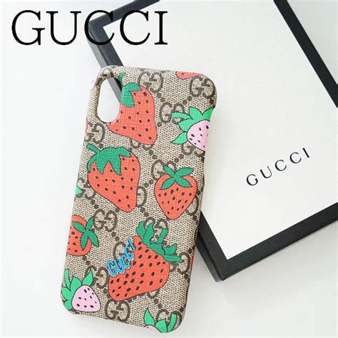 gucci スマホケース いちご|white gucci bag.